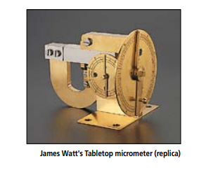 Rich History of Micrometer: From BC to the 21st Century 1 history of micrometer James Watt