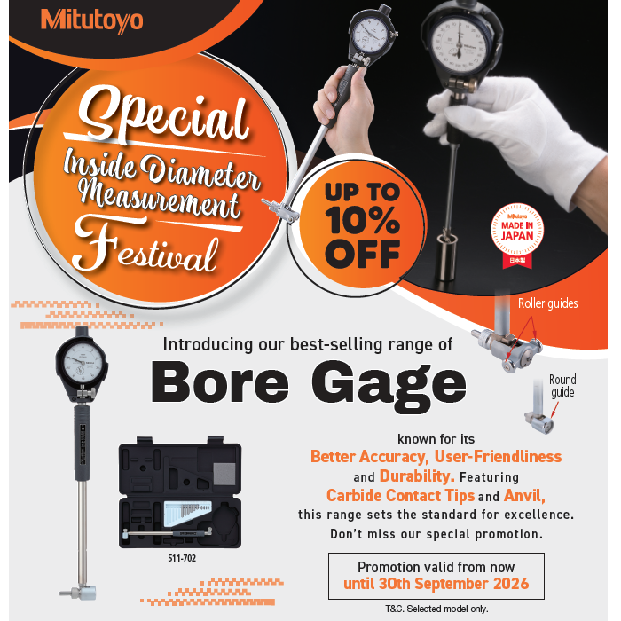Mitutoyo Bore gauge promotion 2026
